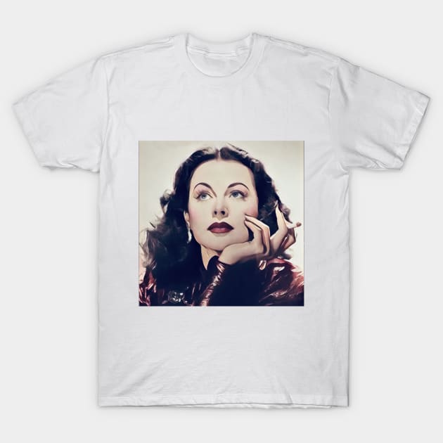 Hedy Lamarr fanart T-Shirt by TheisDeschain